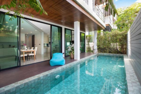 Lively Stay at Vibrant Kata, 4BR Pool Villa B2 near Beach - UTK2